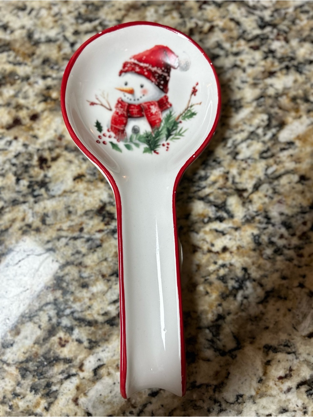 NWT Snowman Spoon Rest